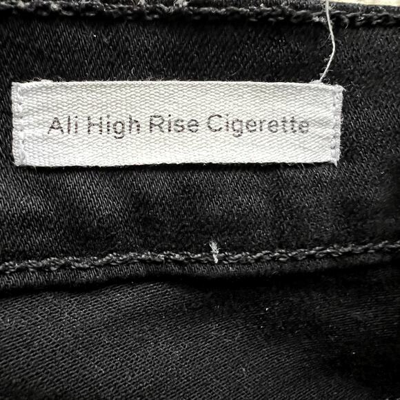 Frame Denim Ali High Rise Cigarette Black Jeans size 28 - Picture 8 of 9